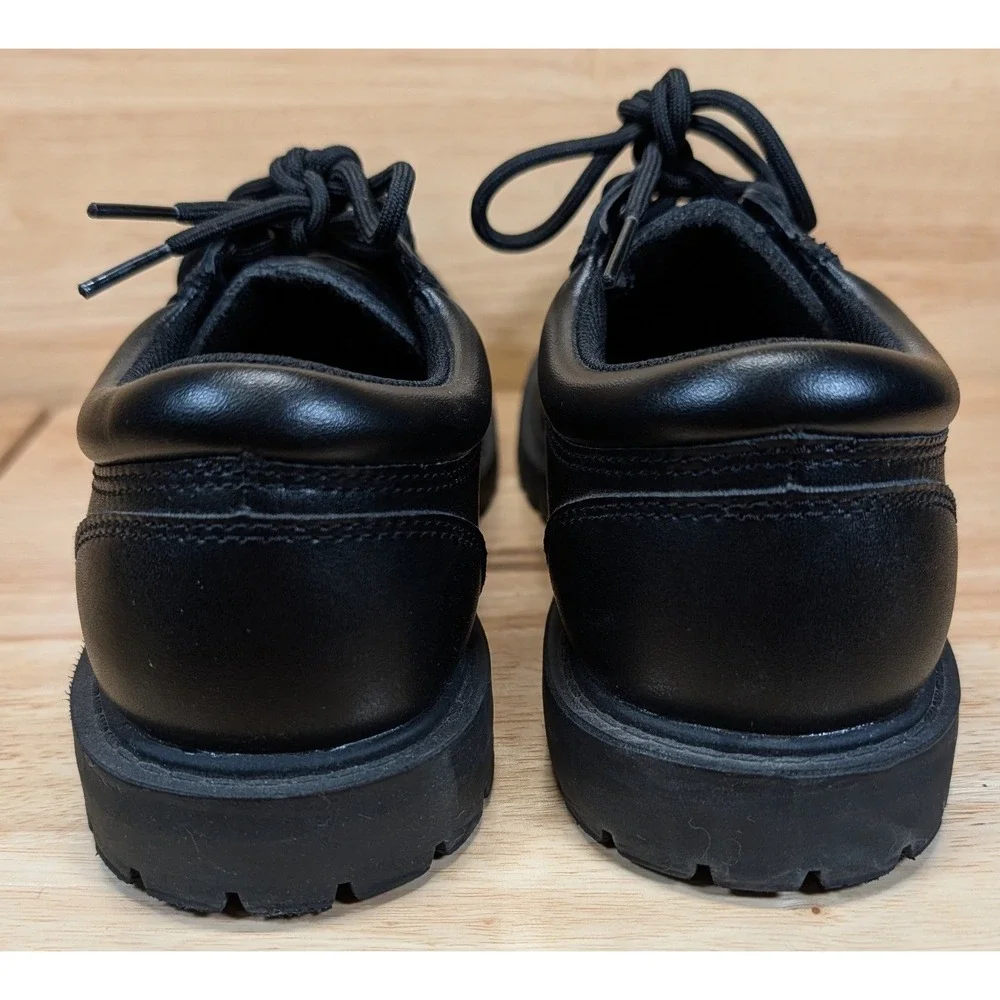 TredSafe Mens MNTR21MH001 Black Slip Resistant Work Oxford Shoes Size 7